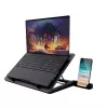 Trust GXT 1125 Quno Βάση laptop Μαύρο 43,2 cm (17 ίντσες)