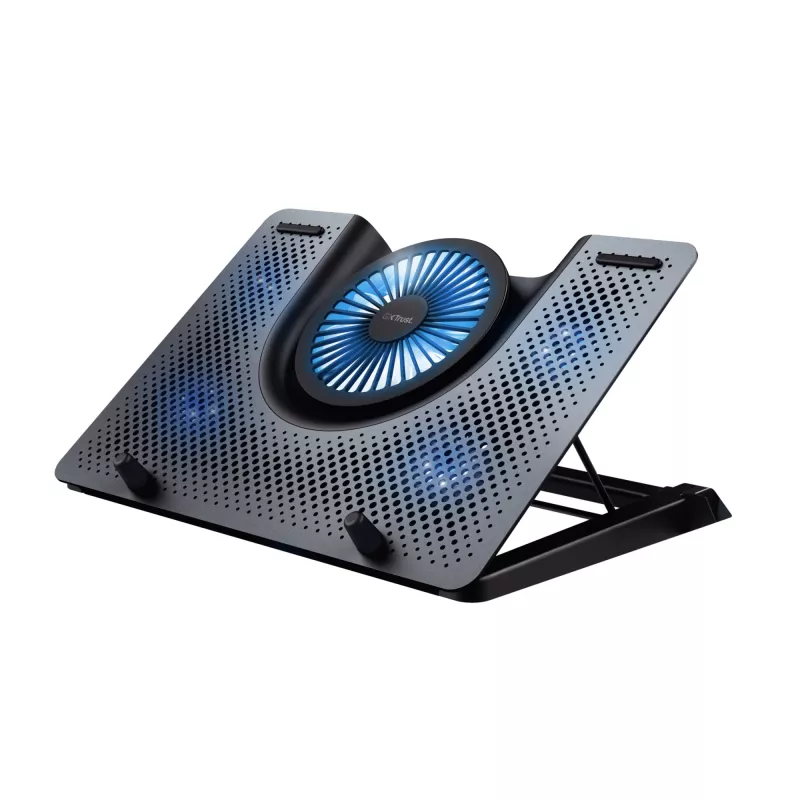 Trust GXT 1125 Quno Βάση laptop Μαύρο 43,2 cm (17 ίντσες)