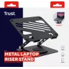 Trust Zeff Βάση laptop Μαύρο 40,6 cm (16 ίντσες)