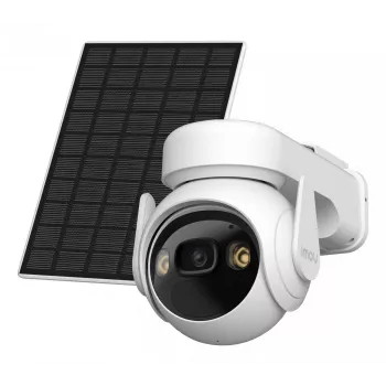 IP κάμερα παρακολούθησης IMOU Cell PT Lite Kit με ηλιακό πάνελ — 3 MP (2304×1296), 3,6 mm, περιστροφή 330°, κλίση 90°, IP66, μπαταρία 5000 mAh, PIR, νυχτερινή όραση 20 m
