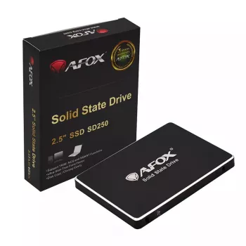 SSD AFOX SD250-512GN 2,5″ SATA III, 512 GB, TLC 3D NAND, 540 MB/s, μαύρο