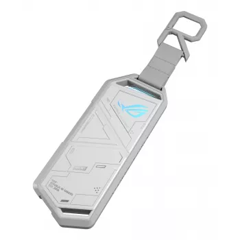 Θήκη SSD ASUS ROG Strix Arion White Edition — M.2 PCIe, USB Type-C 10 Gbit/s, για έναν SSD