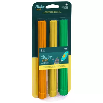 3Doodler Start 3DS-ECO-MIX2-75 Υλικό 3D εκτύπωσης Βιοδιασπώμενο πλαστικό Πράσινο, Πορτοκαλί, Κίτρινο 1 g