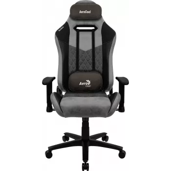 Aerocool DUKE AC-280 AeroSuede gaming καρέκλα, μικροΐνες, μαύρο/γκρι