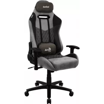 Aerocool DUKE AC-280 AeroSuede gaming καρέκλα, μικροΐνες, μαύρο/γκρι