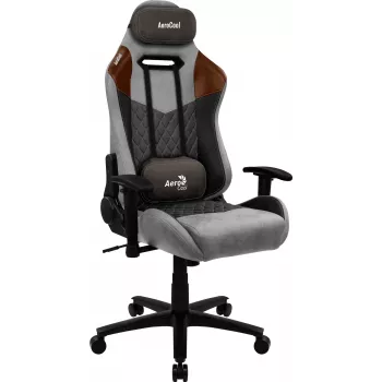 Aerocool DUKE AeroSuede καρέκλα gaming universal μαύρη, καφέ, γκρι