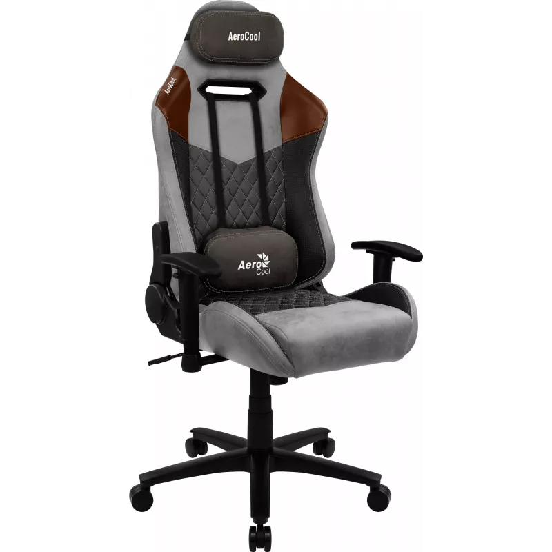 Aerocool DUKE AeroSuede καρέκλα gaming universal μαύρη, καφέ, γκρι