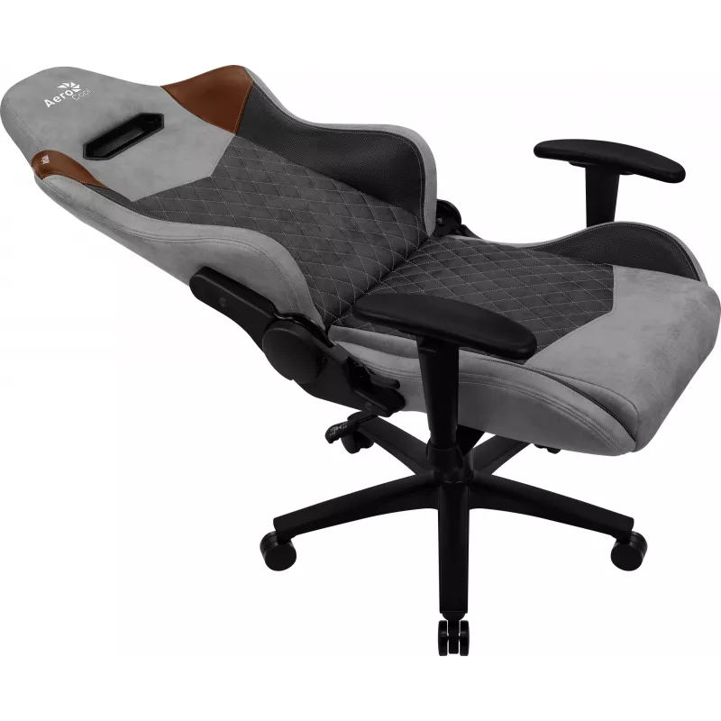 Aerocool DUKE AeroSuede καρέκλα gaming universal μαύρη, καφέ, γκρι