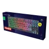 Trust GXT 833 Thado Πληκτρολόγιο Gaming USB Ολλανδικό Μαύρο, Ασημί