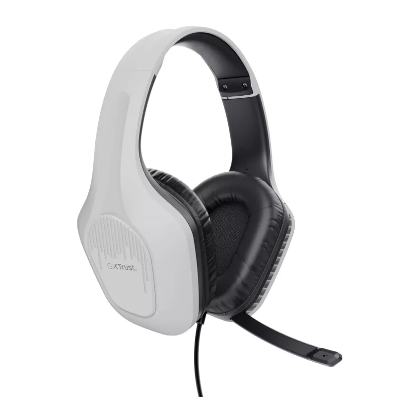 Trust GXT 415W Zirox Ακουστικά Ενσύρματα Head-band Gaming Λευκό