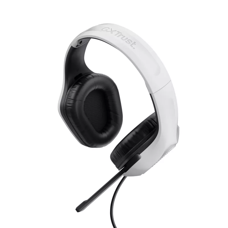 Trust GXT 415W Zirox Ακουστικά Ενσύρματα Head-band Gaming Λευκό