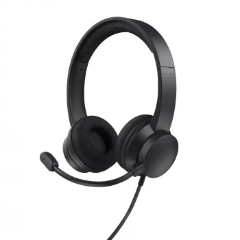 Trust Ayda Ακουστικά Ενσύρματα Head-band Κλήσεις/Μουσική USB Type-A Μαύρο