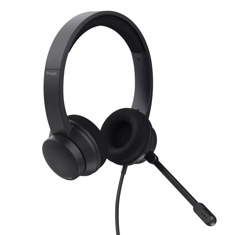 Trust Ayda Ακουστικά Ενσύρματα Head-band Κλήσεις/Μουσική USB Type-A Μαύρο