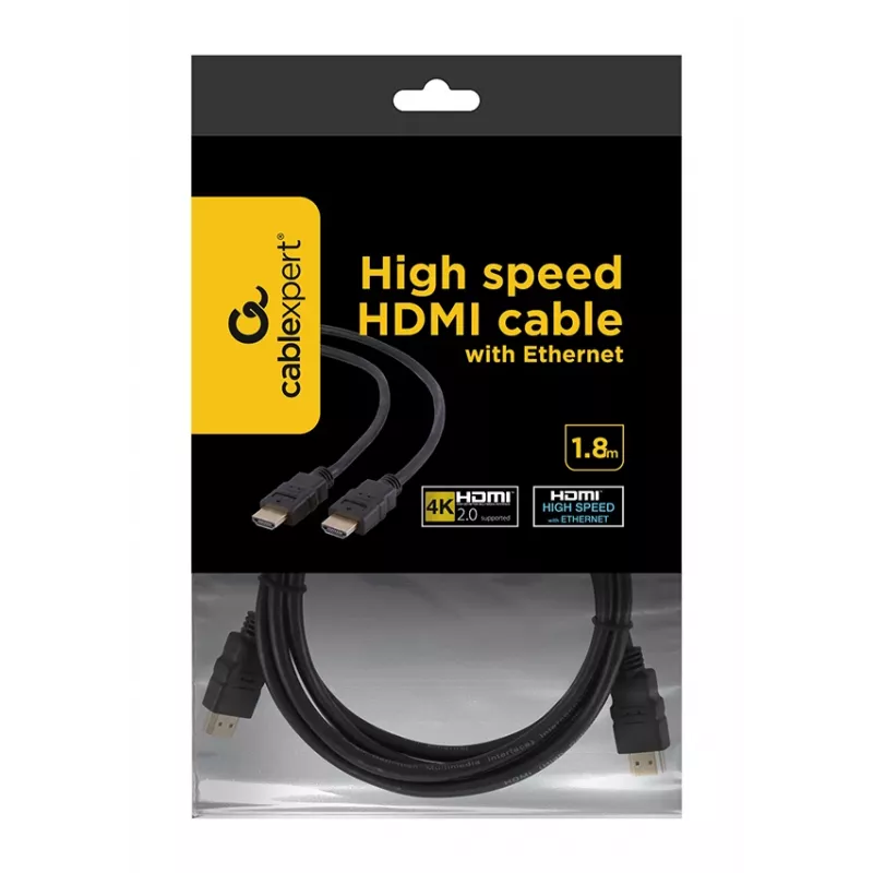 GEMBIRD Καλώδιο HDMI 2.0, βύσμα-βύσμα, 1,8 m