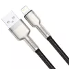 BASEUS Καλώδιο μεταφοράς δεδομένων Fast Charge Cafule - USB Type-A σε Lightning - 480 Mbit/s (2,4 A PD) - 1 m - μαύρο