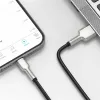 BASEUS Καλώδιο μεταφοράς δεδομένων Fast Charge Cafule - USB Type-A σε Lightning - 480 Mbit/s (2,4 A PD) - 1 m - μαύρο
