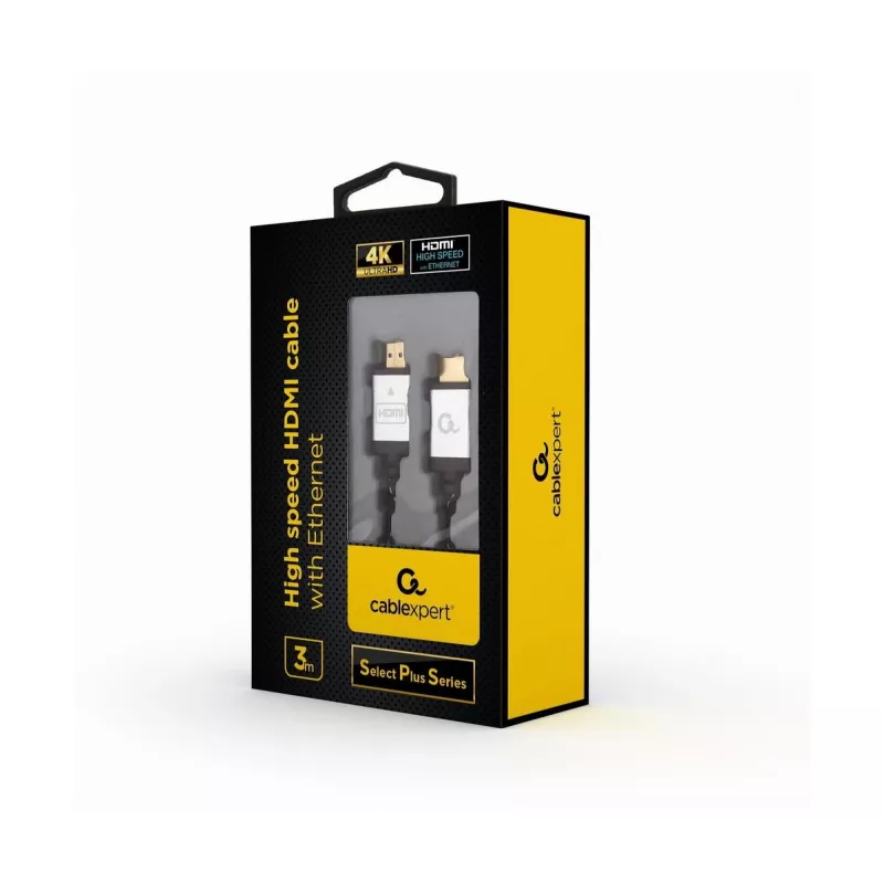 GEMBIRD Καλώδιο HDMI High-Speed με Ethernet - Select Plus Series, 3 m