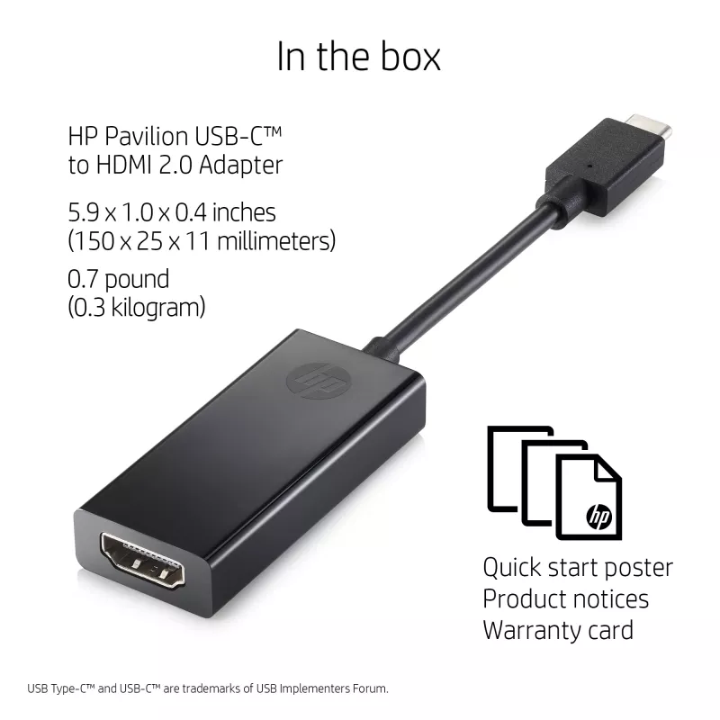 HP 2PC54AA Κάρτες διασύνδεσης/προσαρμογείς HDMI