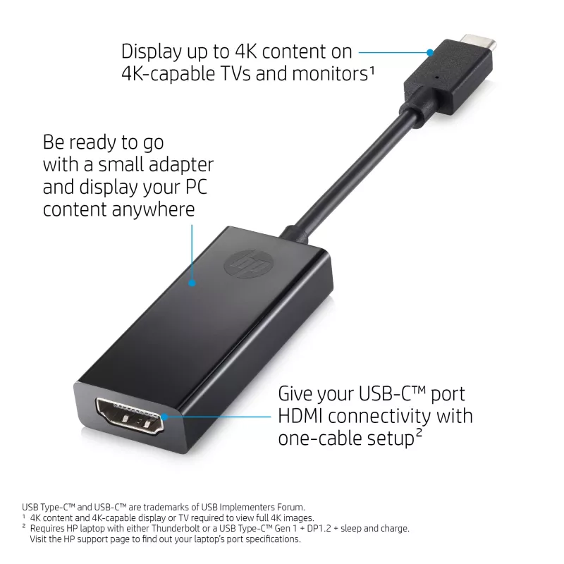 HP 2PC54AA Κάρτες διασύνδεσης/προσαρμογείς HDMI