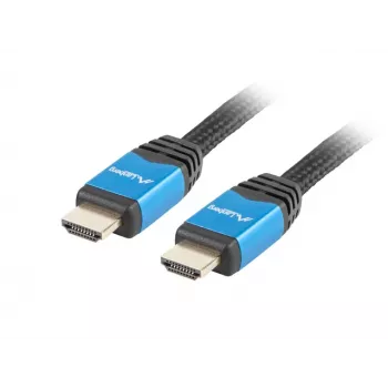LANBERG Καλώδιο HDMI - αρσενικό/αρσενικό V2.0 καλώδιο Cu Premium - 1m μαύρο