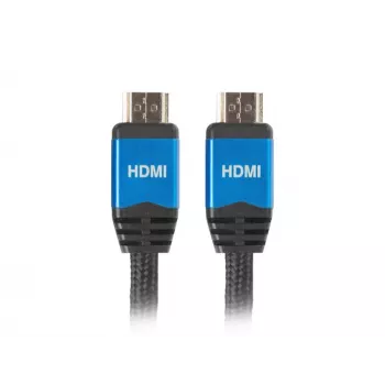 LANBERG Καλώδιο HDMI - αρσενικό/αρσενικό V2.0 καλώδιο Cu Premium - 1m μαύρο