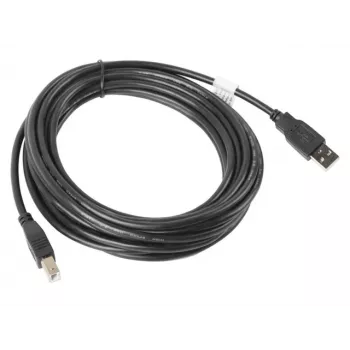 LANBERG Καλώδιο USB-a(αρσενικό)->USB-b(αρσενικό) 2.0 5 m μαύρο