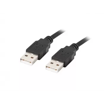 LANBERG Καλώδιο USB-A αρσενικό/αρσενικό 2.0 1m μαύρο