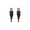 LANBERG Καλώδιο USB-A αρσενικό/αρσενικό 2.0 1m μαύρο
