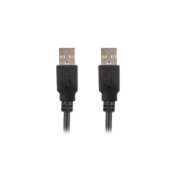 LANBERG Καλώδιο USB-A αρσενικό/αρσενικό 2.0 1m μαύρο