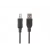 LANBERG Καλώδιο USB-A(αρσενικό)->USB-B(αρσενικό) 2.0 1 m μαύρο Ferrite, Box