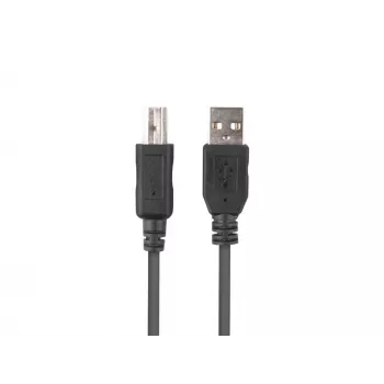 LANBERG Καλώδιο USB-A(αρσενικό)->USB-B(αρσενικό) 2.0 1 m μαύρο Ferrite, Box