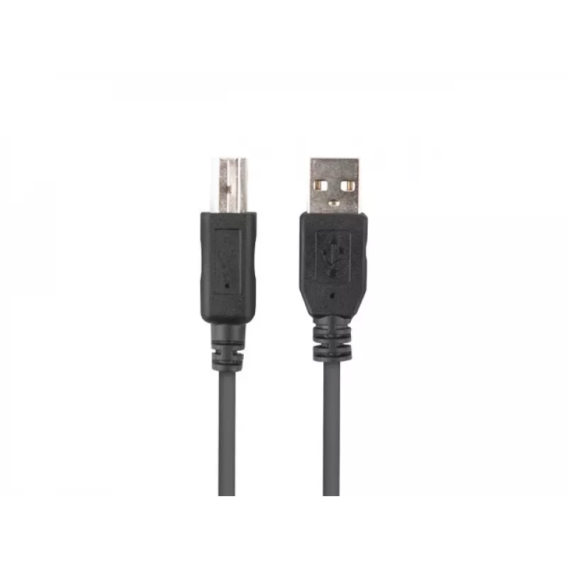 LANBERG Καλώδιο USB-A(αρσενικό)->USB-B(αρσενικό) 2.0 1 m μαύρο Ferrite, Box