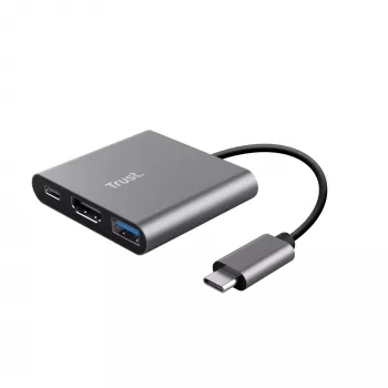 Trust Dalyx USB 3.2 Gen 1 (3.1 Gen 1) Type-C αλουμίνιο, μαύρο