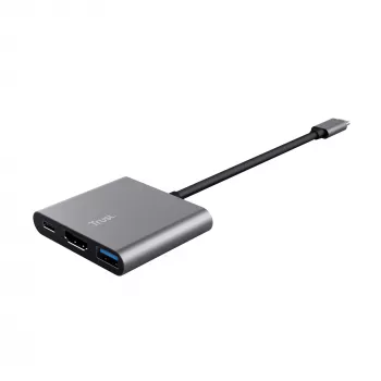 Trust Dalyx USB 3.2 Gen 1 (3.1 Gen 1) Type-C αλουμίνιο, μαύρο