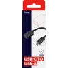 Trust Calyx 20967 προσαρμογέας USB-C (αρσενικό) σε USB-A (θηλυκό), USB 3.1 Gen 1, μαύρος