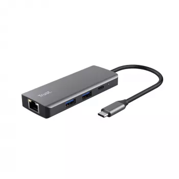 Trust Dalyx USB Type-C 1000 Mbit/s ασημί