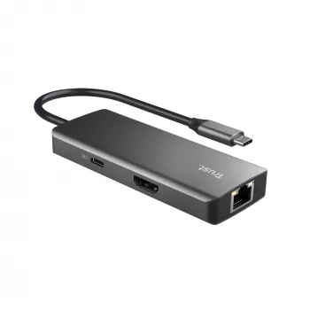 Trust Dalyx USB Type-C 1000 Mbit/s ασημί