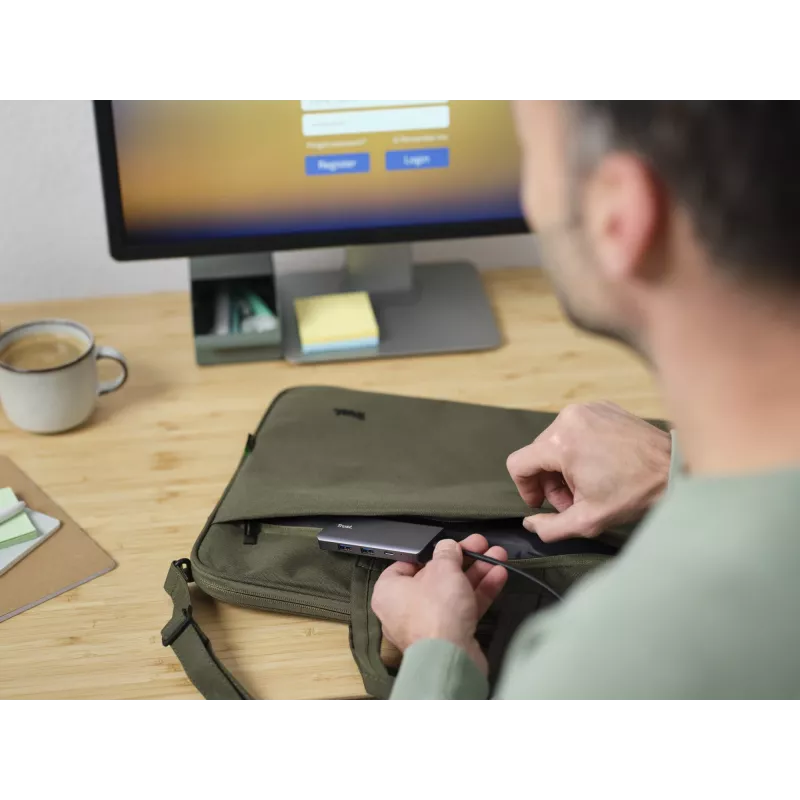 Trust Dalyx USB Type-C 1000 Mbit/s ασημί