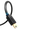 Καλώδιο USB UGREEN 10385 Mini-USB 480 Mbit/s 1,5 m μαύρο, γρήγορη φόρτιση
