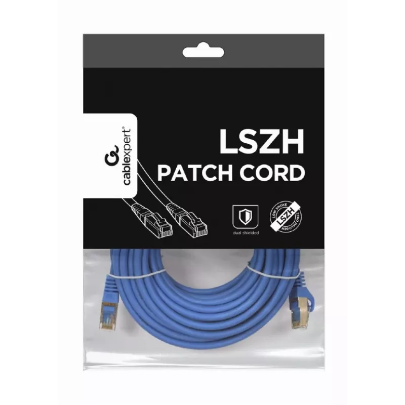 Καλώδιο δικτύου Gembird PP6A-LSZHCU-20M RJ-45 Cat6a 20m Γκρι