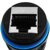 Techly IWP-MD C6-IP68T αλλαγέας φύλου καλωδίου RJ-45 μαύρο