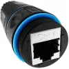 Techly IWP-MD C6-IP68T αλλαγέας φύλου καλωδίου RJ-45 μαύρο