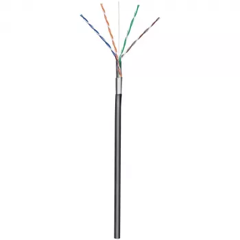 Techly F/UTP Hank καλώδιο Cat.5E CCA 305m Solid εξωτερικό μαύρο ITP8-RIS-0305LO