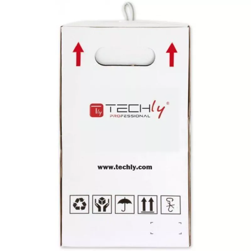 Techly F/UTP Hank καλώδιο Cat.5E CCA 305m Solid εξωτερικό μαύρο ITP8-RIS-0305LO