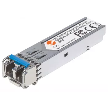 Intellinet Μονάδα πομποδέκτη οπτική, Gigabit-ίνα SFP, 1000Base-Lx (LC) θύρα Singlemode, 10 km, μήκος κύματος 1310 nm, συμβατό με MSA, αντιστοιχεί σε Cisco GLC-LH-SM, Ethernet, ίνα, εγγύηση τριών ετών
