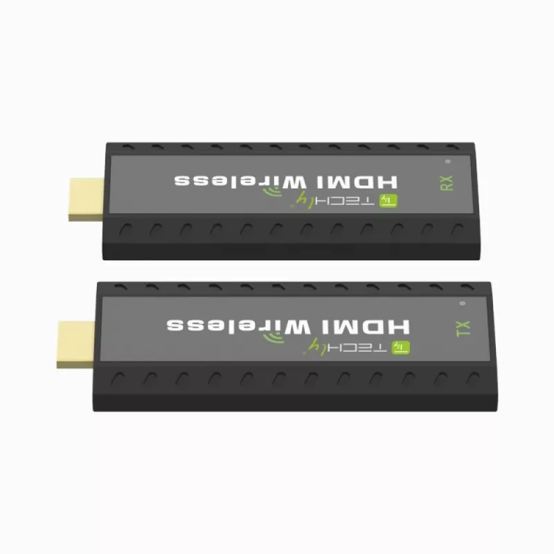 Techly IDATA HDMI-WL53 επέκταση AV πομπός & δέκτης AV μαύρο