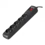 Πολύπριζο ActiveJet ACJ COMBO 5G 1.5M — 5 πρίζες Type-E, καλώδιο 1,5 m, 2300 W, 10 A, βύσμα Type-E