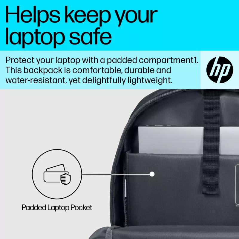 Σακίδιο πλάτης για φορητό υπολογιστή HP 15,6 inch, Σακίδιο πλάτης, 370 g