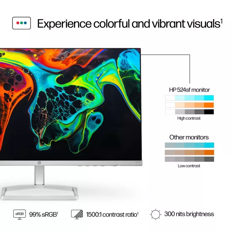 HP οθόνη desktop – Σειρά 5 524sf – 24 inch – 1920x1080 (FHD) – IPS