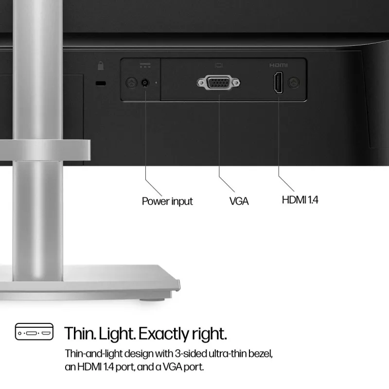 HP οθόνη desktop – Σειρά 5 524sh – 24 inch – 1920x1080 (FHD) – IPS – ρυθμιζόμενου ύψους